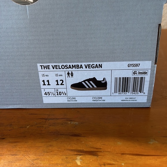Adidas Velosamba Vegan cycling shoes GY5597, men’s US11 new in the box - Picture 9 of 9